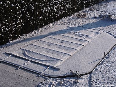 Vintersegel för simbassäng